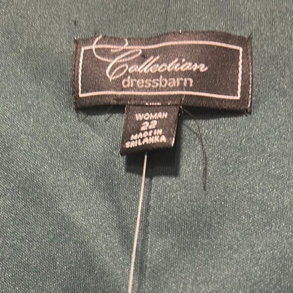 Dressbarn Green Sequin Cowl Neck Midi Dress Plus Size 22 NWT - Picture 13 of 14